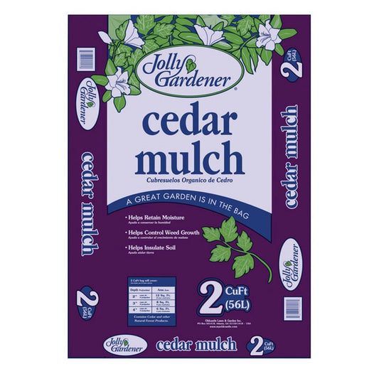 Jolly Gardener Brown Cedar Mulch 2 cu ft