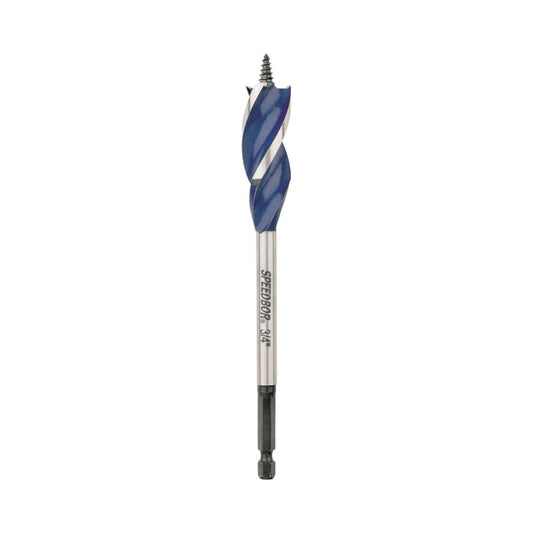 IRWIN Speedbor 3/4 in. X 6 in. L Carbon Steel Wood Boring Bit Quick-Change Hex Shank 1 pc