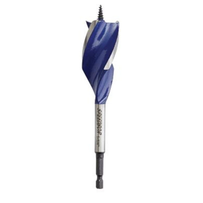 IRWIN Speedbor 1-1/4 in. X 6 in. L Carbon Steel Wood Boring Bit Quick-Change Hex Shank 1 pc
