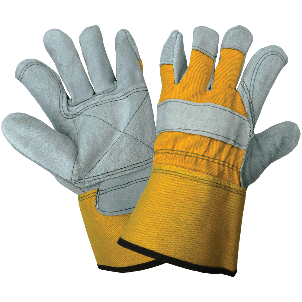 Gunn Cut Leather Palm Gloves 2190DP-9(L) (Dozen Pair)