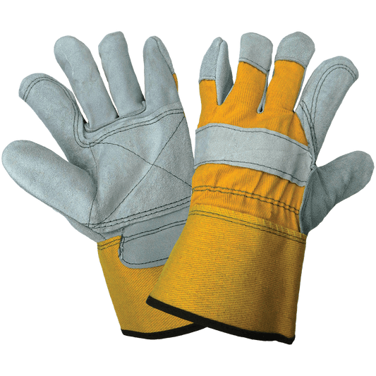 Gunn Cut Leather Palm Gloves 2190DP-9(L) (Dozen Pair)