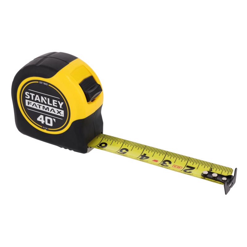 Stanley FatMax 40 ft. L X 1.25 in. W Compact Wide Blade Tape Measure 1 pk