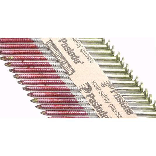 Paslode RounDrive 3 in. L Angled Strip Hot-Dip Galvanized Framing Nails 30 deg 2000 pk