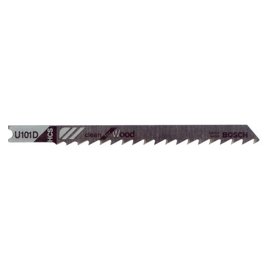Bosch 3-5/8 in. High Carbon Steel U-Shank Jig Saw Blade 6 TPI 3 pk