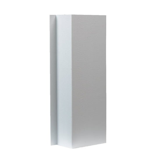 Amerimax 1.563 in. W X 8 ft. L Plastic Deck Ledger Gray