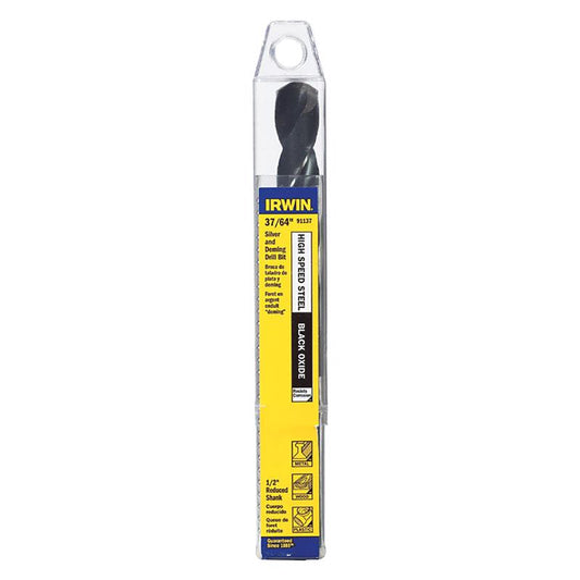 IRWIN 37/64 in. X 6 in. L High Speed Steel Drill Bit Straight Shank 1 pc