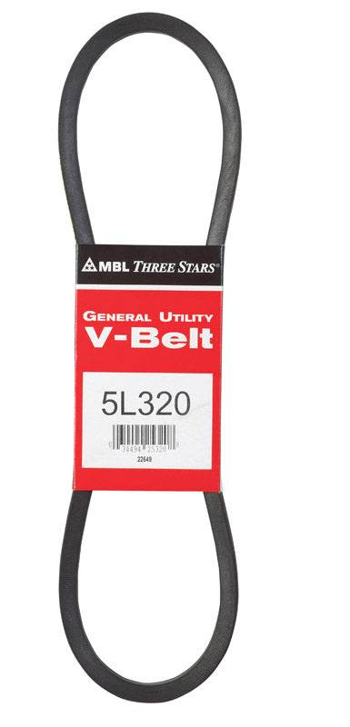 Mitsuboshi FHP General Utility V-Belt 0.65 in. W X 32 in. L For Fractional Horsepower Motors
