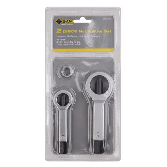 Steel Grip 1/2 in. Steel Nut Splitter Set 4-1/2 in. 2 pc