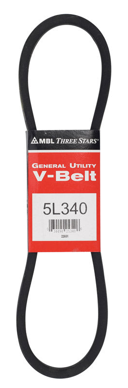 Mitsuboshi FHP General Utility V-Belt 0.63 in. W X 34 in. L For Fractional Horsepower Motors