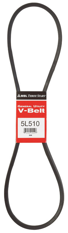 Mitsuboshi FHP General Utility V-Belt 0.63 in. W X 51 in. L For Fractional Horsepower Motors