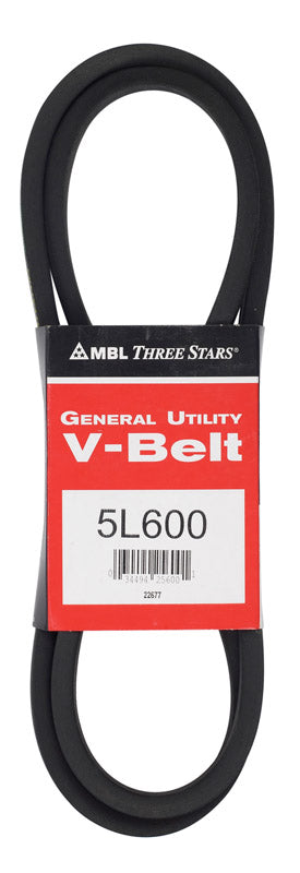 Mitsuboshi FHP General Utility V-Belt 0.63 in. W X 60 in. L For Fractional Horsepower Motors