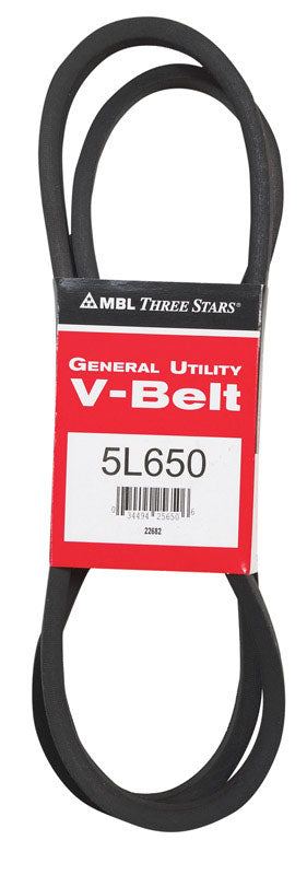 Mitsuboshi FHP General Utility V-Belt 0.63 in. W X 65 in. L For Fractional Horsepower Motors
