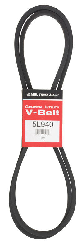 Mitsuboshi FHP General Utility V-Belt 0.63 in. W X 94 in. L For Fractional Horsepower Motors