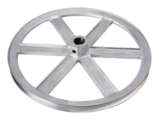 Chicago Die Cast 6 in. D X 1/2 in. D Zinc Single V-Grooved Pulley