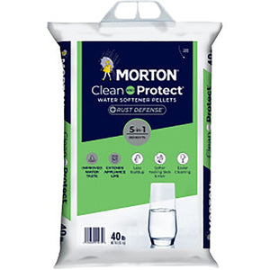 Morton Rust Remover Water Softener Salt Pellets 40 lb 1470