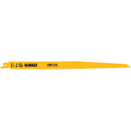 DeWalt 12 in. Bi-Metal Reciprocating Saw Blade 6 TPI 25 pc