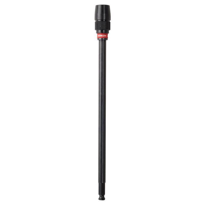 Milwaukee Quik-Lok 12 in. Alloy Steel Drill Bit Extension 7/16 in. Hex Shank 1 pc