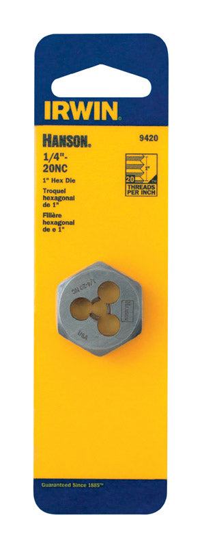 Irwin Hanson SAE 1/4 in. Hexagon Die