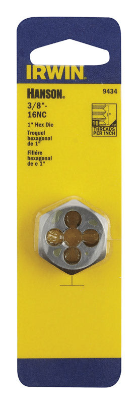 Irwin Hanson SAE 3/8 in. Hexagon Die
