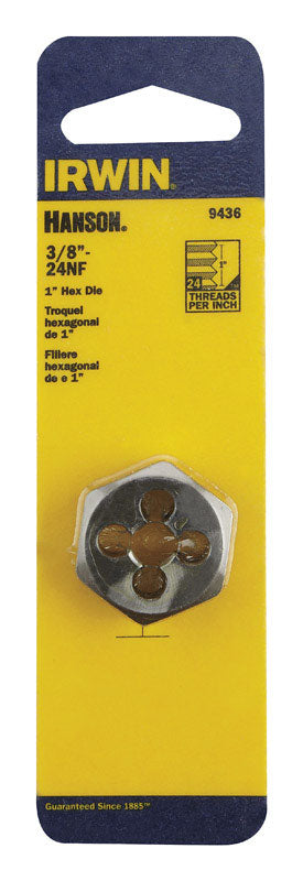 Irwin Hanson SAE 3/8 in. Hexagon Die