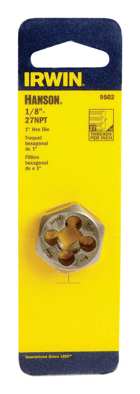 Irwin Hanson SAE 1/8 in. Hexagon Die