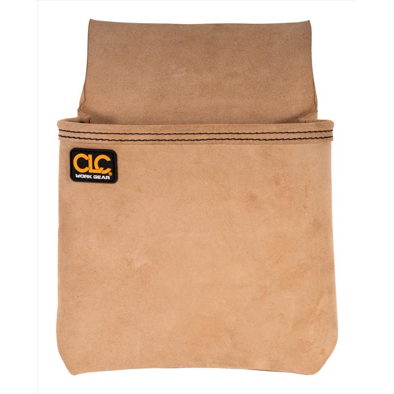 CLC 1 in. W X 12.75 in. H Suede Tool Pouch 1 pocket Tan 1 pc