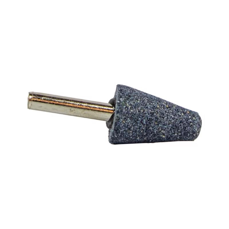 Forney 1-1/8 in. D X 3/4 in. L Aluminum Oxide Stem Mounted Point Cone 38550 rpm 1 pc