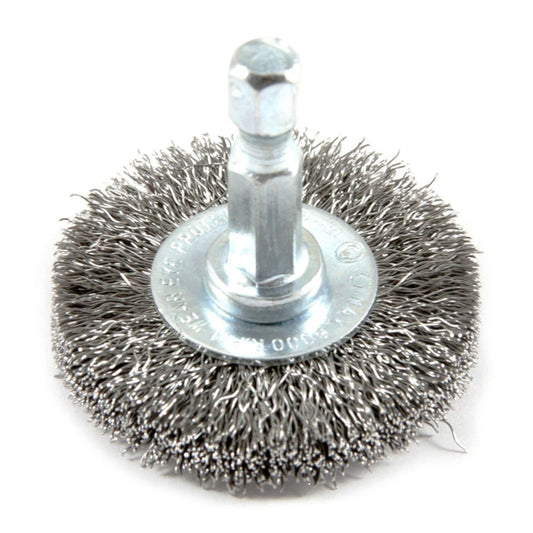 Forney 1-1/2 in. Crimped Wire Wheel Brush Metal 6000 rpm 1 pc
