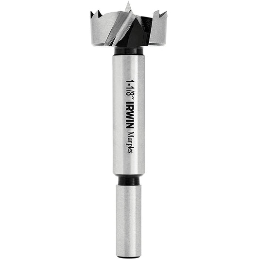 IRWIN Marples 1-1/8 in. X 4 in. L Carbon Steel Forstner Drill Bit Round Shank 1 pc