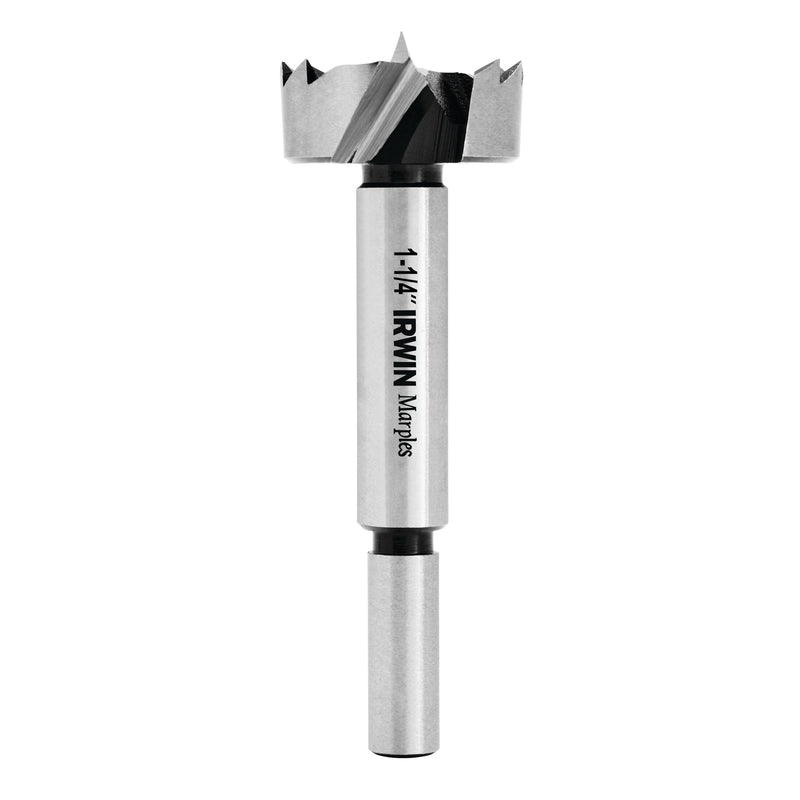 IRWIN Marples 1-1/4 in. X 4 in. L Carbon Steel Forstner Drill Bit Round Shank 1 pc