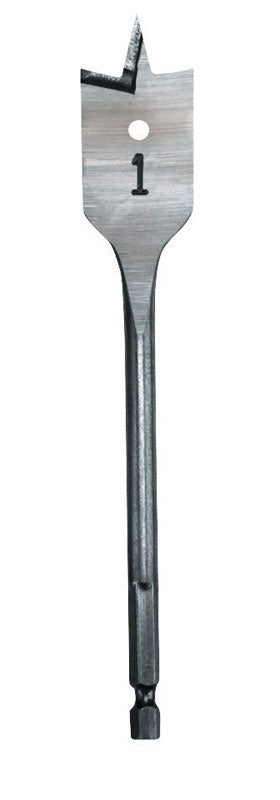Milwaukee 13/16 in. X 6 in. L Heat-Treated Steel Flat Boring Drill Bit Quick-Change Hex Shank 1 pc