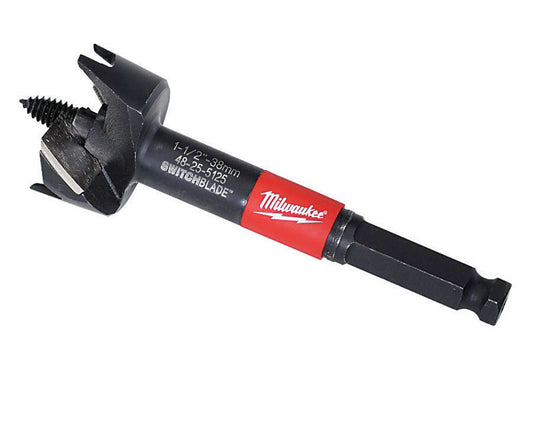 Milwaukee Switchblade 1-1/2 in. X 5 in. L Steel Self-Feed Drill Bit Hex Shank 1 pc