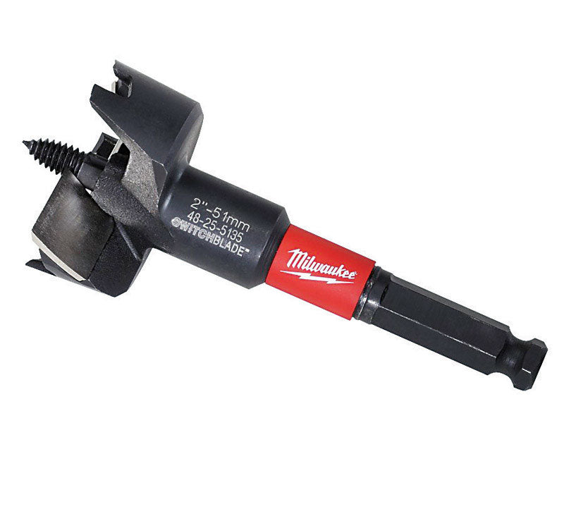 Milwaukee Switchblade 2 in. X 5 in. L Steel Self-Feed Drill Bit Hex Shank 1 pc
