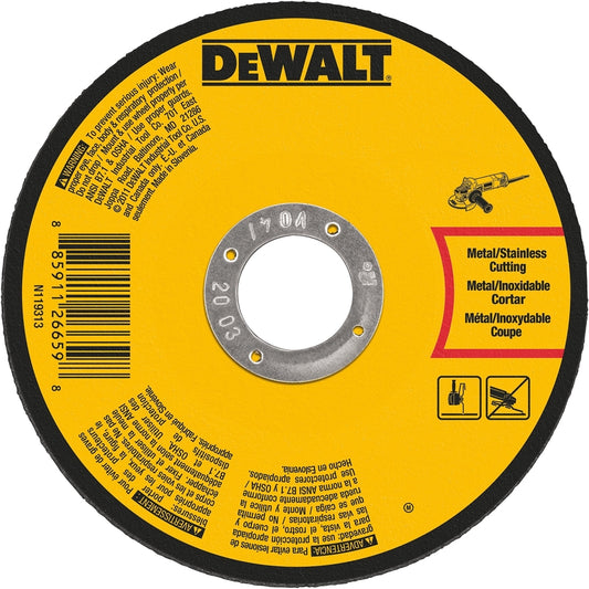 DeWalt 4 in. D X 5/8 in. X .045 in. thick Aluminum Oxide Metal Cut-Off Wheel 1 pc
