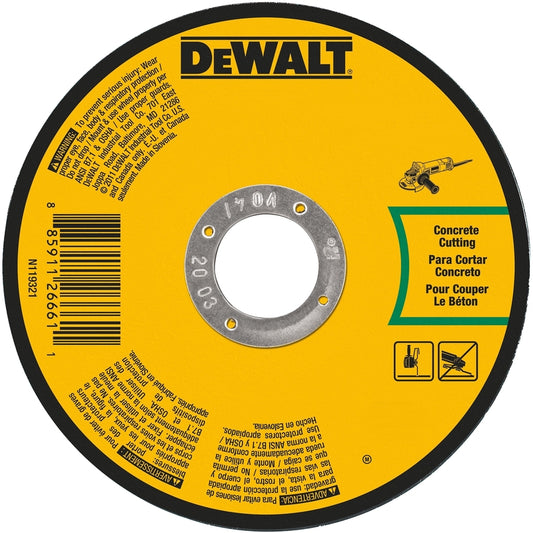 DeWalt 4 in. D X 5/8 in. X .045 in. thick Aluminum Oxide Masonry Cutting Wheel 1 pc