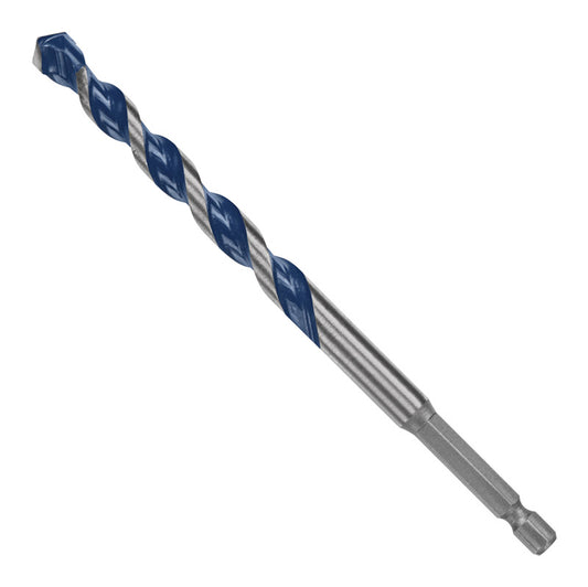 Bosch BlueGranite Turbo 3/8 in. X 6 in. L Carbide Tipped Hammer Drill Bit Hex Shank 1 pc