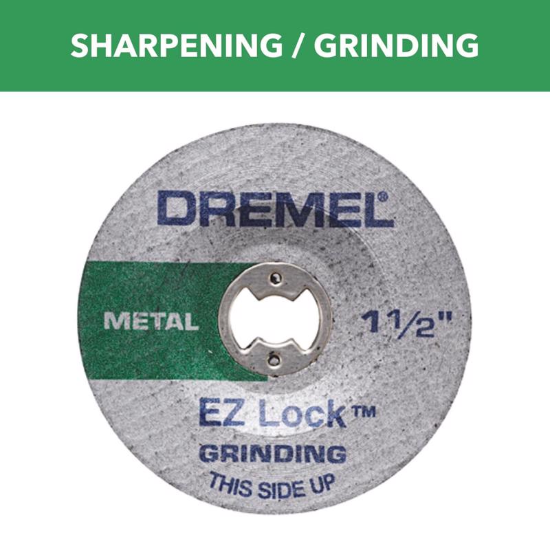 Dremel EZ Lock 1-1/2 in. D X .045 in. thick Metal Grinding Wheel 2 pc
