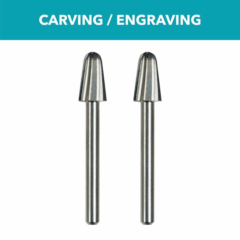 Dremel 1/4 in. X 1.5 in. L High Speed Steel High Speed Cutter 2 pk