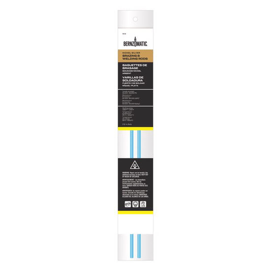 Bernzomatic 1/5 in. D X 12 in. L Nickel Brazing/Welding Rods 2 pk