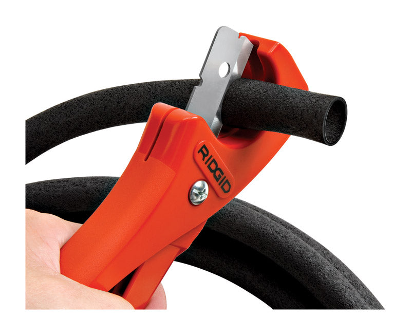 RIDGID 1-5/8 in. Plastic Pipe and Hose Cutter Red