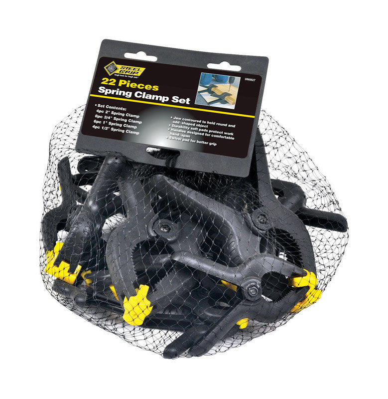 Steel Grip Spring Clamp Set 1 pk
