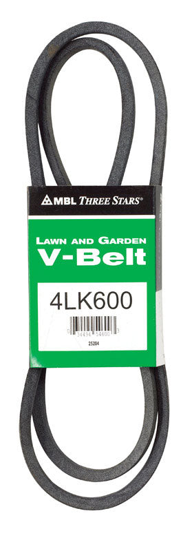 Mitsuboshi Super KB Standard V-Belt 0.5 in. W X 60 in. L For Riding Mowers