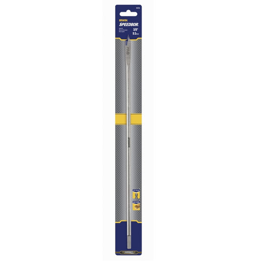 IRWIN Speedbor 3/8 in. X 16 in. L Carbon Steel Wood Boring Bit Hex Shank 1 pc