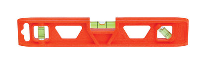 Johnson Structo-Cast 9 in. Plastic Torpedo Level 3 vial