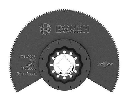 Bosch Starlock 4 in. X 4 in. L Bi-Metal Segment Blade 1 pk