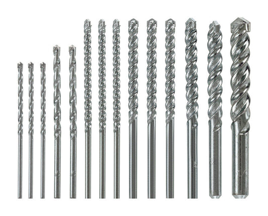 Bosch Assorted Carbide Tipped Rotary Drill Bit Set Straight Shank 14 pc