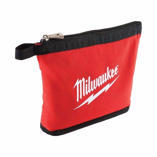 Milwaukee Canvas Tool Pouch 1 pocket Red 1 pc