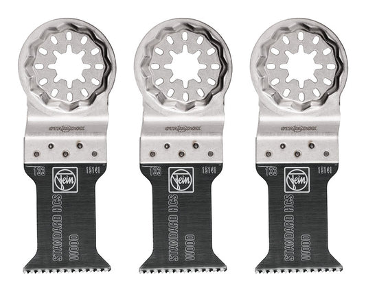Fein Starlock 1-3/8 in. X 1-3/8 in. L Steel E-Cut Saw Blade 3 pk