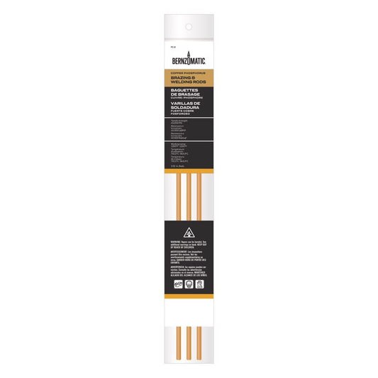 Bernzomatic 1/5 in. D X 12 in. L Copper Soldering Rods 3 pk