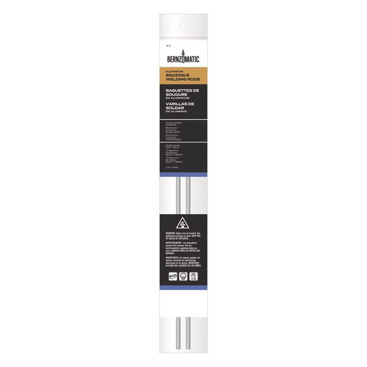 Bernzomatic 1/5 in. D X 12 in. L Aluminum Welding Rods 2 pk
